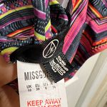 Missguided Aztec Plunging T Back One Piece Swim Suit Photo 6