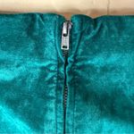 Free People NWT Bundle (2) Two Mini Skirts Black Green Velvet Boho Size 8 Photo 9
