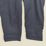 Eileen Fisher Eileen Fisher Navy Blue Organic Cotton Tencel Blend Capris Pants Women's Large Photo 2