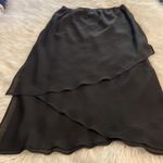 Chico's  Design Maxi Skirt size 3 length 36” waist elastic 32” color black  BNWT Photo 5