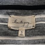 Lou & grey Womens S Grey Striped Long Sleeve Top Photo 6