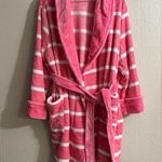 Sonoma  Plush Pink and White Robe Photo 0