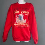 Women’s Christmas Sweater Red Warm Long Sleeve Medium Photo 0