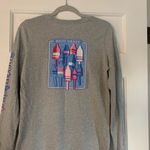 Vineyard Vines  “Buoy Crazy” Long Sleeve T-shirt, Size Small Grey Photo 4
