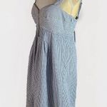 Jessica Simpson Sleeveless Mini Dress Sz 12 blue And White Striped Photo 1