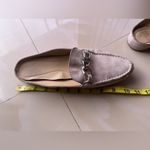 Donald Pliner  Women's Bless 8.5 B  Distressed Metallic Mules Light Pink  Taupe Photo 6