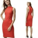 Babaton  Red Matheson High Neck Sleeveless Midi‎ Dress Size 4 Holiday Valentine Photo 1