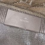 Maurice's Metallic shiny skirt silver gold shine size medium Photo 3