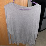 Aerie Gray Real Soft Long Sleeve Photo 0