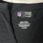NFL Team Apparel Shirt Women Large Black Vikings Football Graphic Tee New Photo 2
