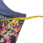 Love Ryan  Navy Blue Floral Jumpsuit Romper Spaghetti Straps Large Dark Flower Photo 3