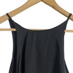 ZARA Black Ruched Sleeveless Side Tie Crop Top Size XS Photo 2
