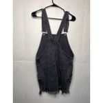 Free People  Denim Overall Skirt Dress Size 8 Photo 4