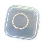 Pandora  Heart Stackable Ring Size 50 (5) 925 Sterling Silver EUC Photo 2