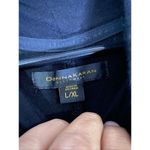 Donna Karan  Sleepwear Black Cowl Neck Soft Sleep Shirt Women's Size L/XL Photo 3