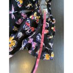 Old Navy  Shirt Womens Size XS Butterfly & Bugs Blouse Short Flutter Sleeve Black Photo 11