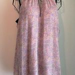 Ramy Brook  Lula Paisley Halter Neck Tank Top Pink M Photo 3