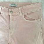 ZARA pink distressed straight leg jeans Photo 1