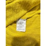 Vince Women’s Size Small Yellow V Neck Cotton Long Sleeve Shirt Top Photo 3