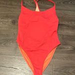 Outdoor Voices  Pink & Light Pink One Piece Swimsuit, Size Small Photo 0