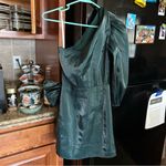 Lovers + Friends Kennedy Green Bow Mini Dress Photo 7