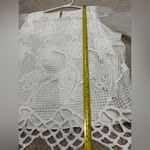 MoolbyYoungZari white sheer lace floral overlay puff sleeve night out party Size L Photo 2