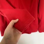 Lands' End red women's quarter zip size small fleece jacket winter sweater Photo 3