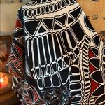 Cato  Modern Tribe in Bossa Nova Multicolor Geometric Print Wrap Dress NWT Photo 3