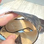 Jessica Simpson Elsbeth Silver/Bronze Open Toe Heels US 8 M Metallic Photo 9