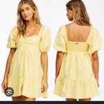 Billabong Floral White Mini Dress Photo 1