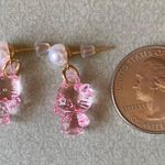 Handmade Kitty Cat Pink Kawaii Y2k Dangle Earrings Photo 3