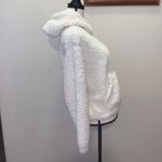 PacSun cream teddy fleece plush hooded sweatshirt Photo 2