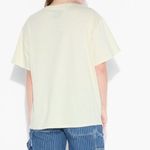 Disney  Mickey Mouse Graphic T Shirt Cream Oversized Size M Photo 5