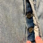 Vintage High Rise Mom Jean Denim Shorts Crochet 28 Blue Photo 3