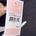 Juicy Couture Mock Neck Intarsia Logo Sweater in Pitch Black Size Large Photo 2