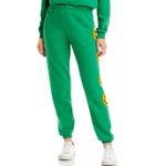 Aviator Nation Smiley Sweatpants, Kelly Green | Size Small Photo 2