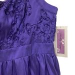 Hailey Logan women's purple A-line dress size 11/12 Junior Evening Wedding Party Photo 3