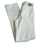 Madewell NWT 90s Straight Leg Jeans Women's Size 26 Ripped Distressed Off White Photo 11