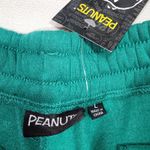 Snoopy peanuts women's Large jogger shorts W30'' x L14'' Green Photo 3