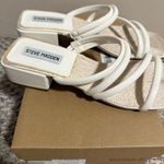 Steve Madden Citizen Strappy Sandal White- Size 9.5 Photo 2