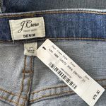 J.Crew Denim SZ 29 Jean Shorts Cuffed Frayed Hems High-Rise Whiskered Blue New Photo 3