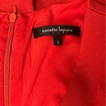 Nanette Lepore  Red‎ Front Pleat Circle Swing Dress Photo 5