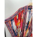 Tolani  Collection Kimono Women 2X Modal Open Front Loose Tropical Unique Artsy Photo 3