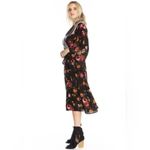 NWT New Aratta Charlene Kimono Dress M Black Floral Sequin MSRP $222 Size M Photo 11