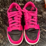 Nike pink and black low  dunks Photo 1