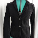 Ladies' Vintage Black Velvet Blazer Size 10 Short Photo 0