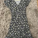 Francesca's Black floral dress Photo 0