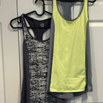 Champion  Women's Yellow and Black Tank Tops Photo 0