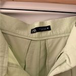 ZARA  Pastel Green Trouser work pants Photo 2