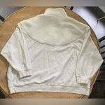 Aerie  Women’s Sz XXL‎ Cream Sherpa Holiday Hometown Quarter Zip Sweatshirt Photo 8